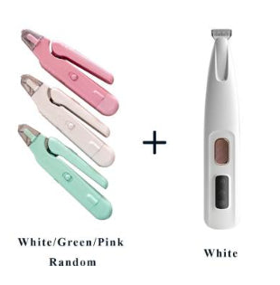 2 In 1 Pet Nail Clippers With Led Light Dog Cat Special Blood Line Scissors Multifunction Animals Paw Nail Trimmer Pet Supplies - 0 - CJ - Set10 - CJYD226496014NM