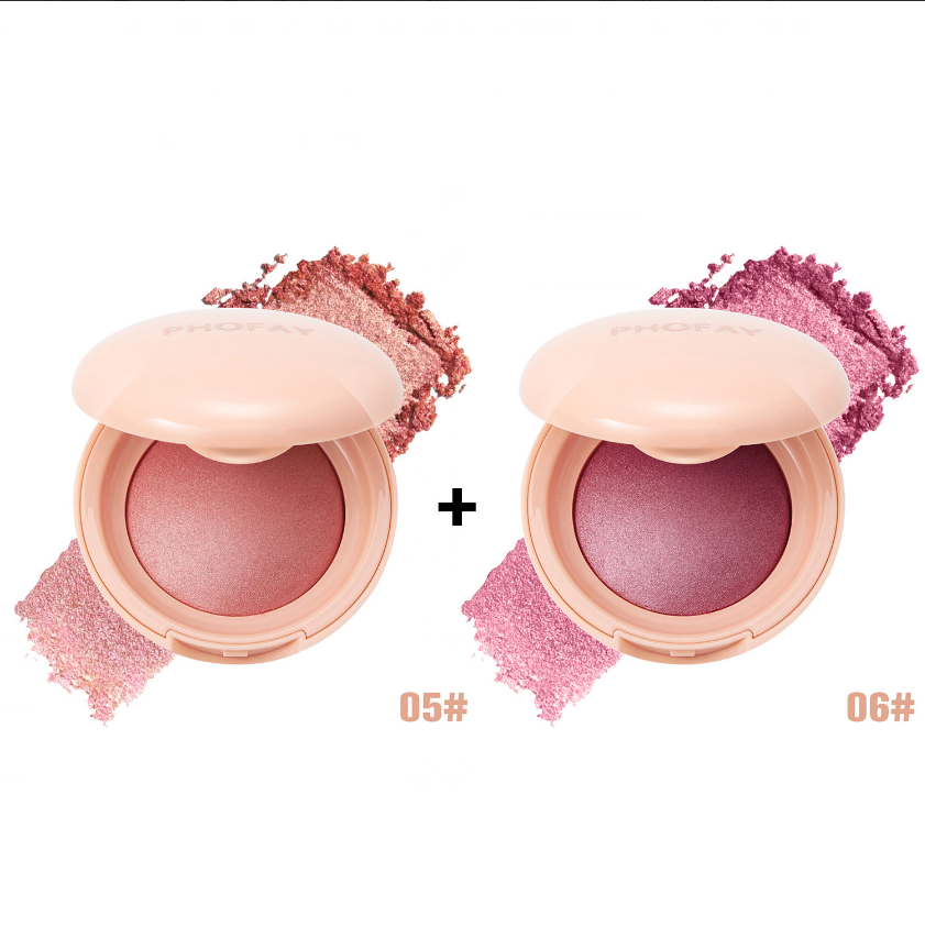 PHOFAY Luminous Powder Blush - 4 - CJ - 05and06 Color - CJCZ203768210JQ