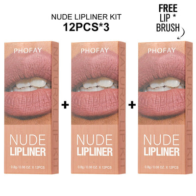 PHOFAY Nude Lipliner Kit - 4 - CJ