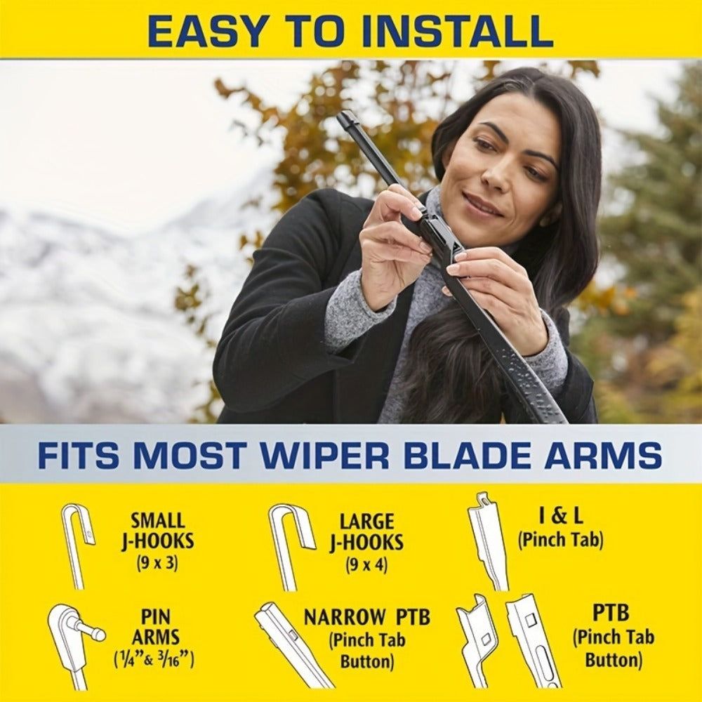 2 - In - 1 Wiper Blades,26 Inch Windshield Wipers, Automotive Replacement Windshield Wiper Blades With Patented Rain - X Water Repellency Formula - 5 - cjdropshipping