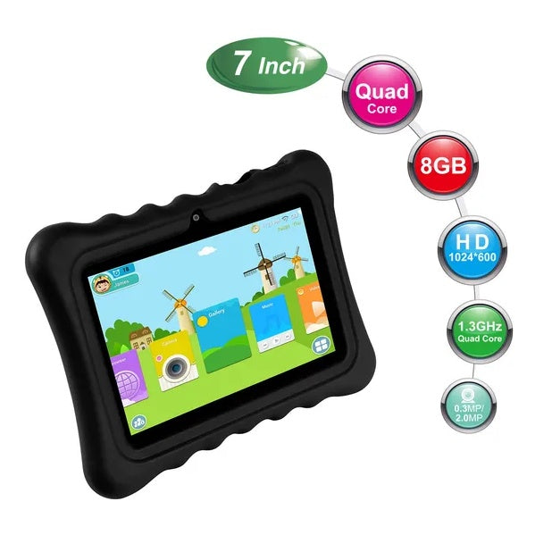 Shock - resistant Silicone Snap - on Case With Stand For 7' Tablets - 5 - CJ