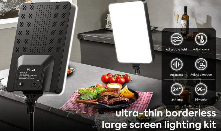 LED Panel Light Kit With Tripod Stand - 5 - CJ