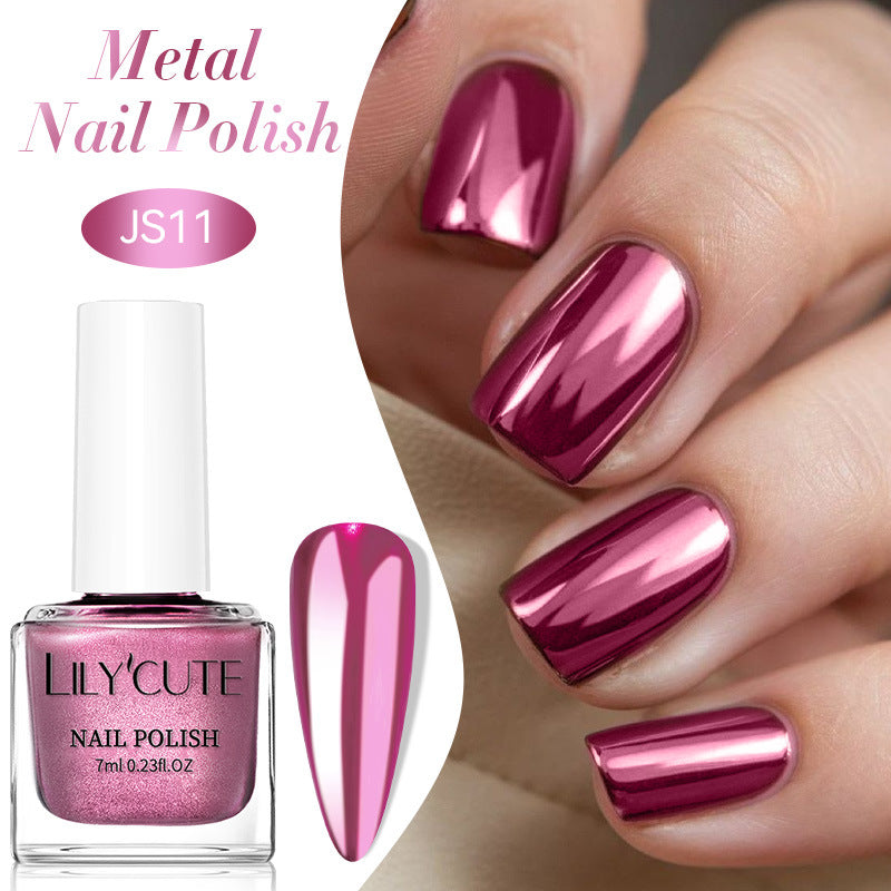 Quick - dry Metallic Mirror Nail Polish, No Baking Required - 0 - CJ