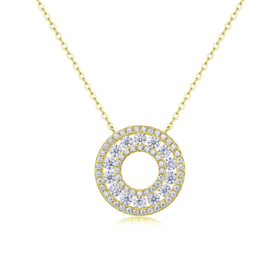 1Reciprocating - A Fashionable And Luxurious Diamond Jewelry Pendant Set With Moissanite S925 Sterling Silver Prohibit TikTok sales - 5 - CJ