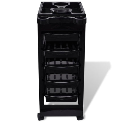 Hairdressing Trolley, Plastic with Wheels - 5 - CJ