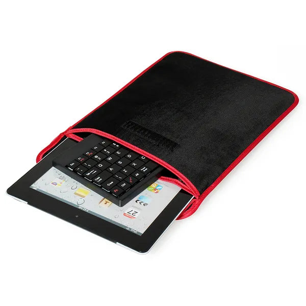 Tablet PC Sleeve Bag Case Stand For Tablet Under 10in With USB Mini Keyboard Two Layer Pockets - 5 - CJ