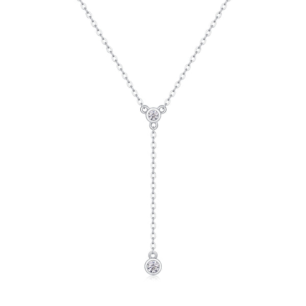 1Tassel - A Fashionable And Luxurious Diamond Jewelry Pendant Set With Moissanite S925 Sterling Silver And Platinum Plating Prohibit TikTok sales - 5 - CJ