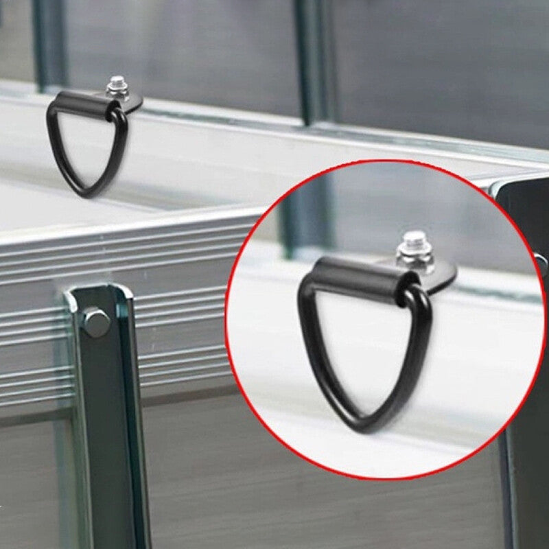 10Pcs V - Rings Hook Tie Down Point Load Securing Lashing Ring Heavy Duty Anchor. - 5 - CJ