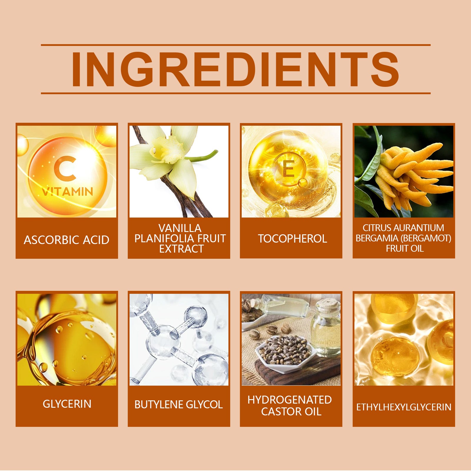 OceAura Vitamin C Softening Oil, Nourish The Body Moisturize The Whole Body Moisturize The Skin For A Long Time - 5 - CJ