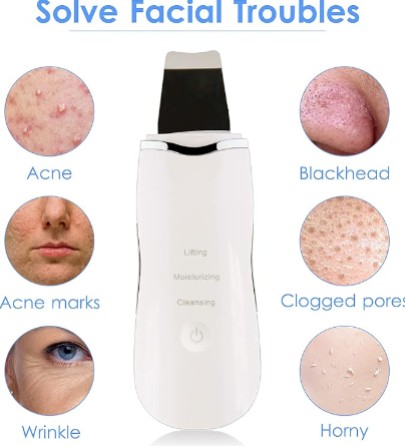 3 - in - 1 Ultrasonic Facial Skin Scrubber - 5 - CJ