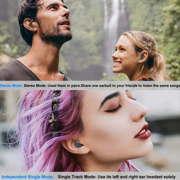 TWS Wireless 5.0 Earbuds IPX4 Touch In - Ear Stereo Earphone Noise Canceling Earpieces 32.8 Ft Transmission Range - 5 - CJ