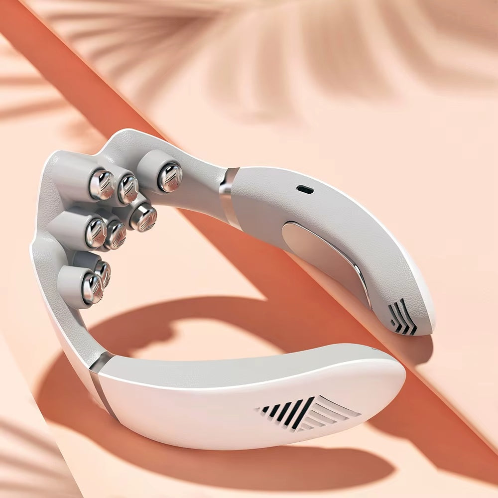 Wholesale Customized Wireless Personal Portable Neck Wearable Massagers Cold And Warm Hanging Neck Massager - 5 - CJ