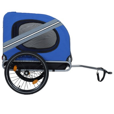 Large Folding Bike Trailer For Dogs  120LB Capacity All - Terrain Pet Carrier, Durable Steel Frame For Cycling, Jogging, Camping  Outdoor Adventures - 5 - cjdroshippping