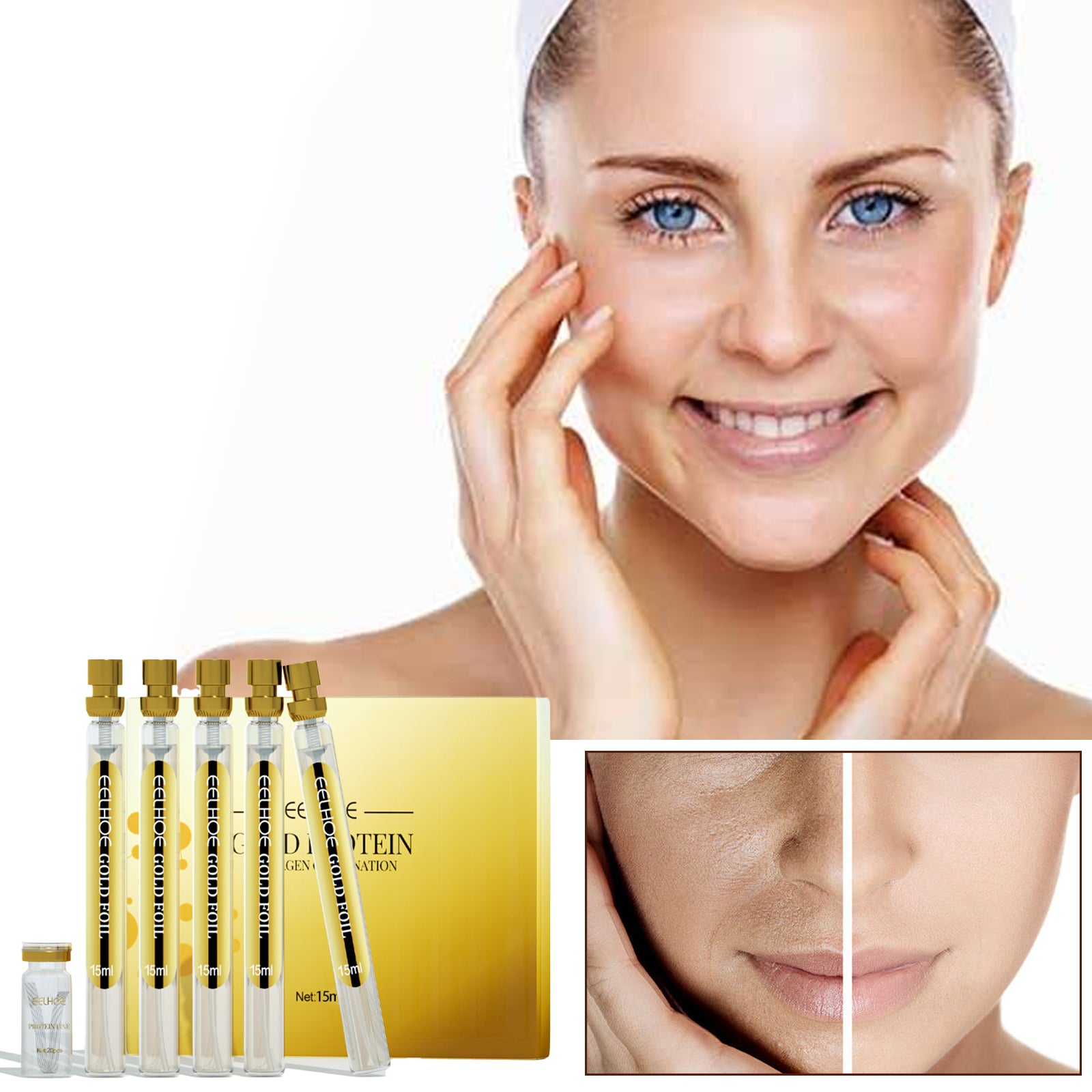 EELHOE Protein Lift Kit Face Contouring Firming Lift Line Eye Area Fine Lines Anti - Wrinkle Serum - 5 - CJ