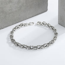 Lovers Simple Thai Silver Punk Personality Anchor Letter Cross Bracelet - 4 - https://x.com/titan_prim62775J