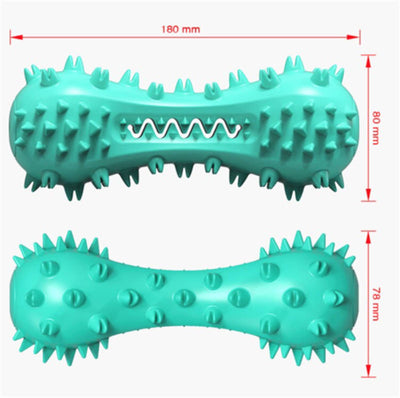 Pet Dog Cleaning Chew Toys For Aggressive Dogs Rubber Molar - 5 - CJ