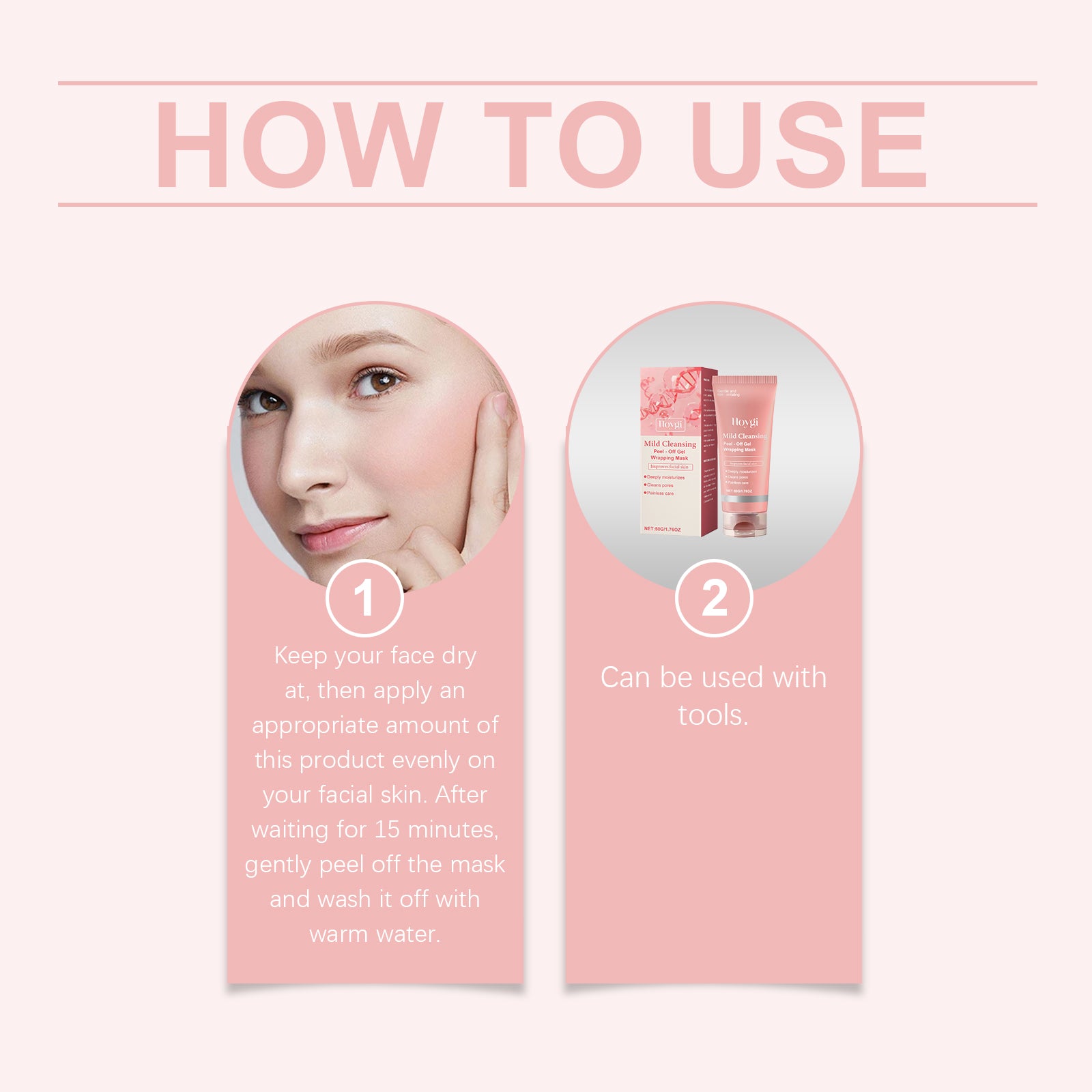 Hoygi Moisturizing Nourishing Peel - Off Mask, Moderate Water Embellish Smooth Firming Skin As Soft Facial Skin Mask - 5 - CJ