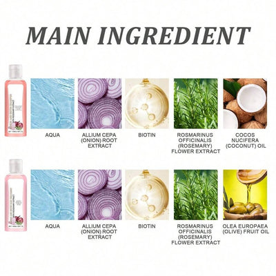 Onion Shampoo & Conditioner With Onion Extract And Vitamin E Cleanses And Reduces Oiliness, Suitable For All Hair Types - Selling On Ebay Is Prohibited - 5 - CJ