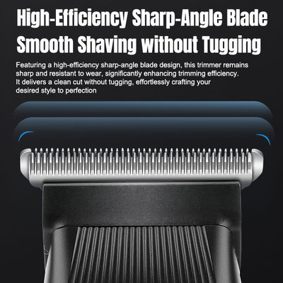 Beard Trimmer, 3 In 1 Hair Clippers And Mens Grooming Kit, Face, Nose, Ear Hair Trimmer - Black - 5 - CJ