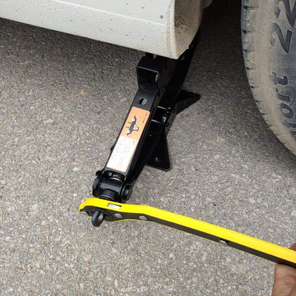 2.5T Scissor Jack And Extendable Wheel Wrench Brace Socket Car Van Tire Hand Tool - 5 - cjdropshipping