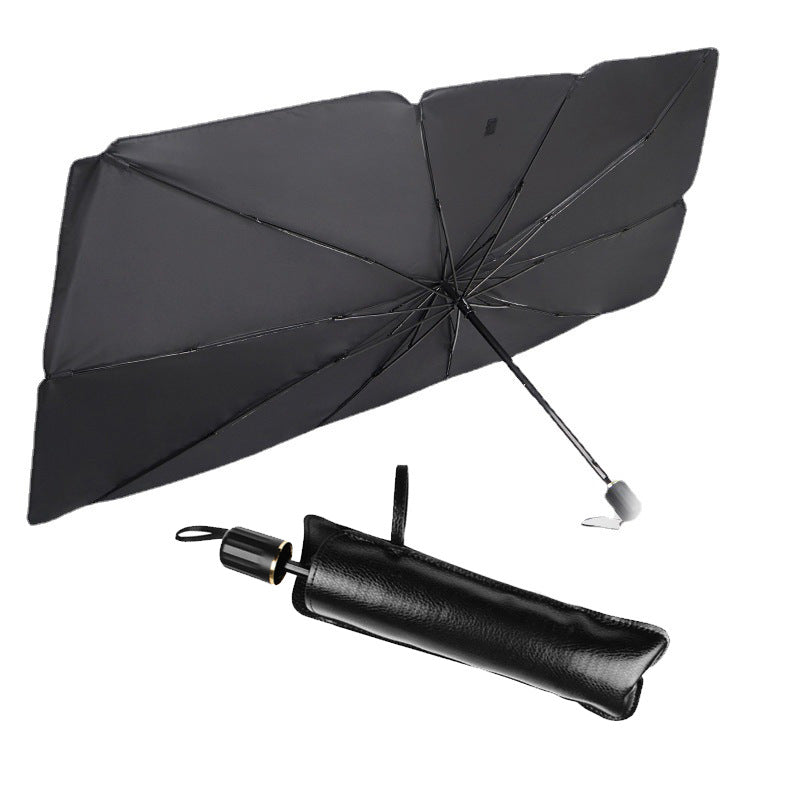Foldable Car Windshield Sun Shade Umbrella UV Protection Heat Insulation Parasol Auto Front Window Cover Interior Protector Summer Gadgets - 0 - CJ
