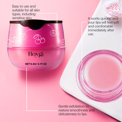 Hoygi Cherry Lip Mask, Lip Repair, Anti - Cracking, Moisturizing And Fading Lip Lines Lip Care - 5 - CJ