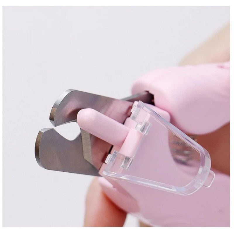 White Pet Nail Trimmer Dog Nail Clippers With Light 2 In 1 Nail Clipper And Grinder - 5 - CJ