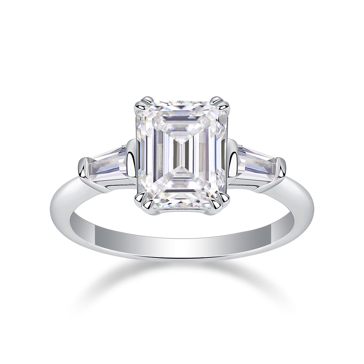 1Starry Sky Mirror - A Fashionable Diamond Jewelry Piece Set With Moissanite S925 Sterling Silver And Platinum Diamond Ring Prohibit TikTok sales - 5 - CJ