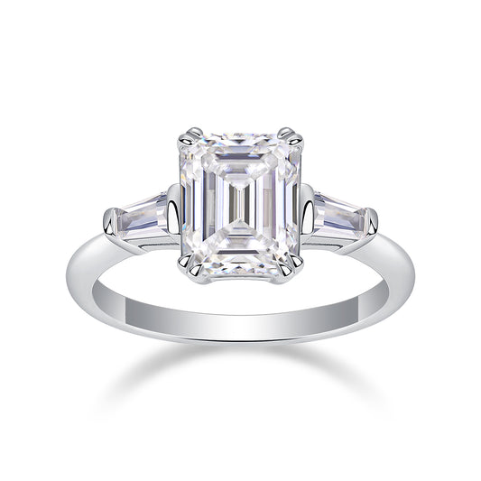 1Starry Sky Mirror - A Fashionable Diamond Jewelry Piece Set With Moissanite S925 Sterling Silver And Platinum Diamond Ring Prohibit TikTok sales - 5 - CJ