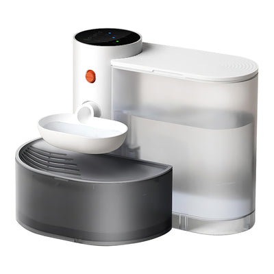 1Pc Smart Pet Water Fountain Automatic Cat Water Dispenser 3L Cordless Rechargeable Dog Water Fountain Self - Refill With 3 Adjustable Volume 3 Time Intervals Touch Control - 5 - CJ