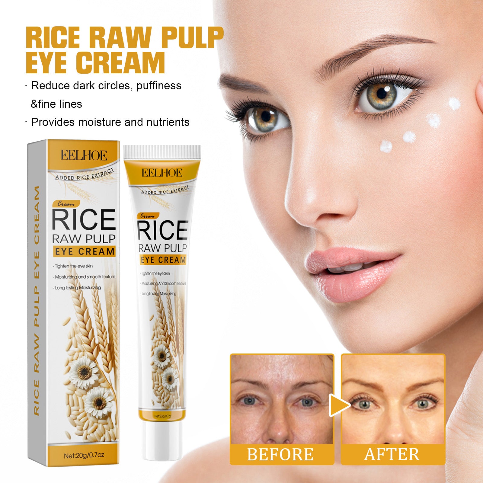 Moisturizing And Anti Wrinkle Eye Cream For Eye Care