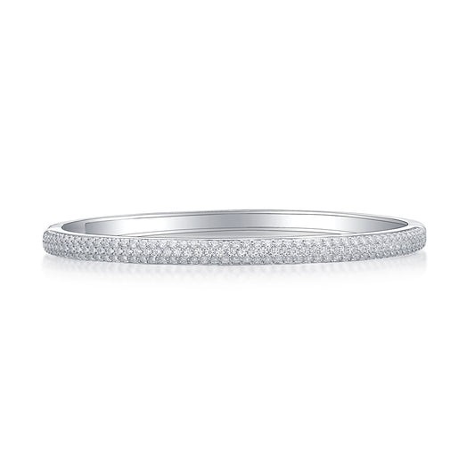 1Monologue Luxury Fashion Set Mosan Diamond S925 Silver Bracelet Prohibit TikTok sales - 5 - CJ