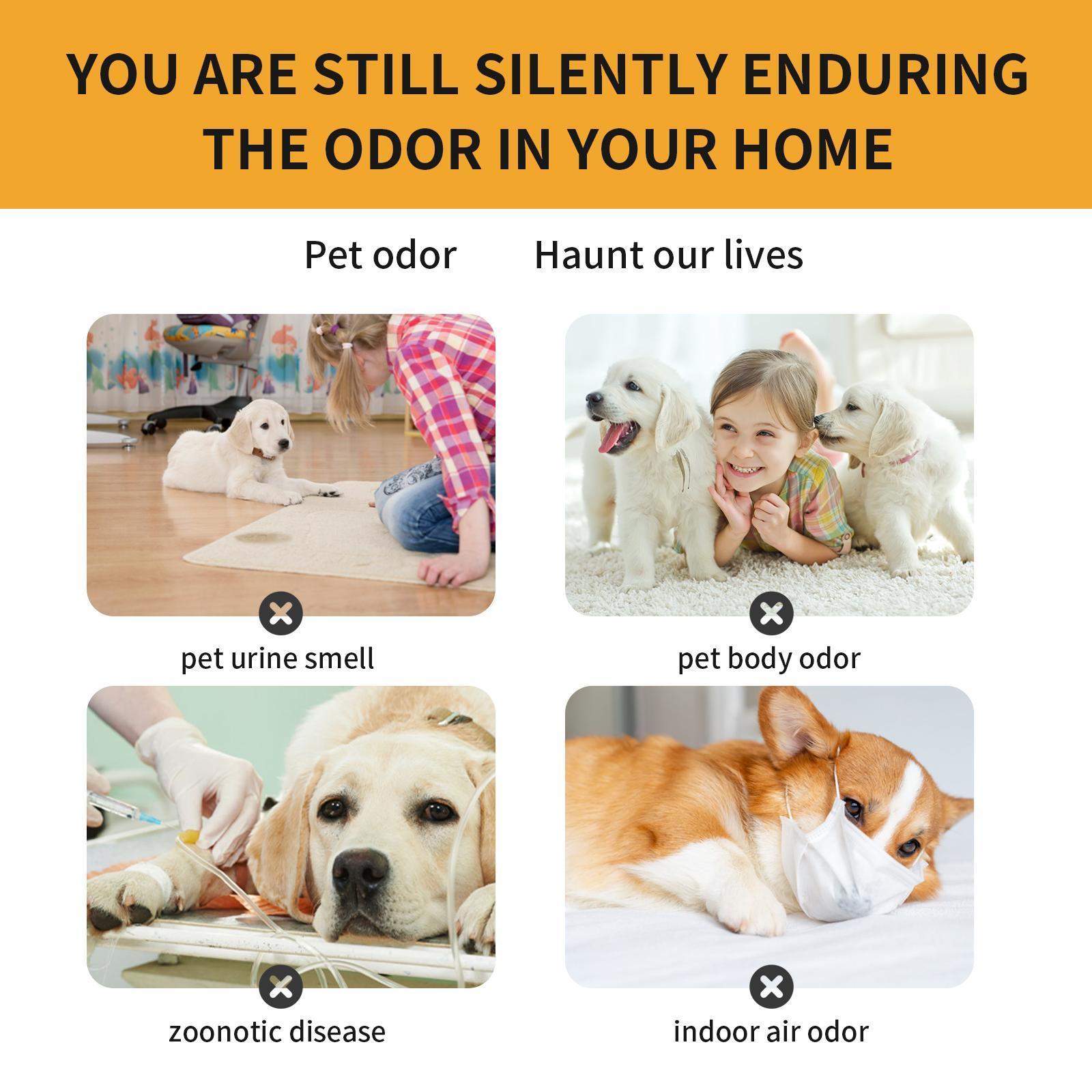 Yebang Pet Fabric Deodorizer Spray Air Clean Pet Odor Indoor Long - lasting Air Freshener Deodorizer - 5 - CJ