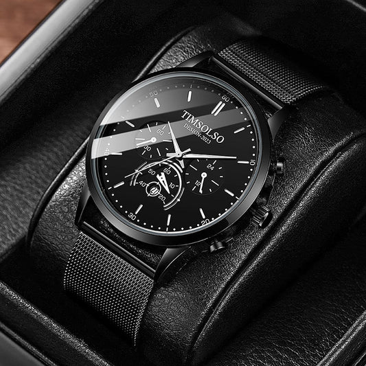 All - matching Simple And High - end Elegant Cool Ultra - thin Calendar Quartz Watch - 5 - CJ