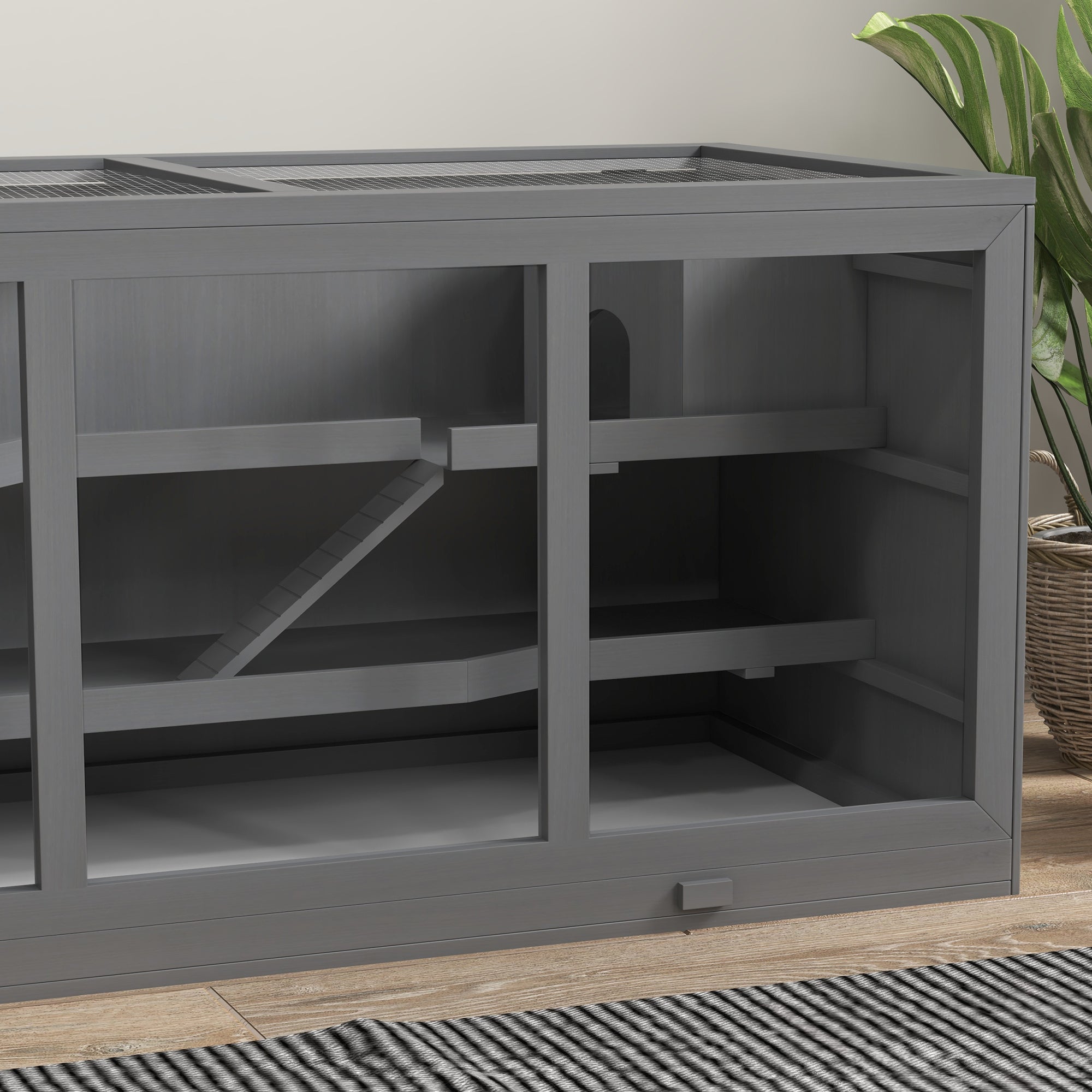 Oversized Wooden Hamster Cages, Gerbil Cages And Other Small Animal Habitats - 5 - CJ