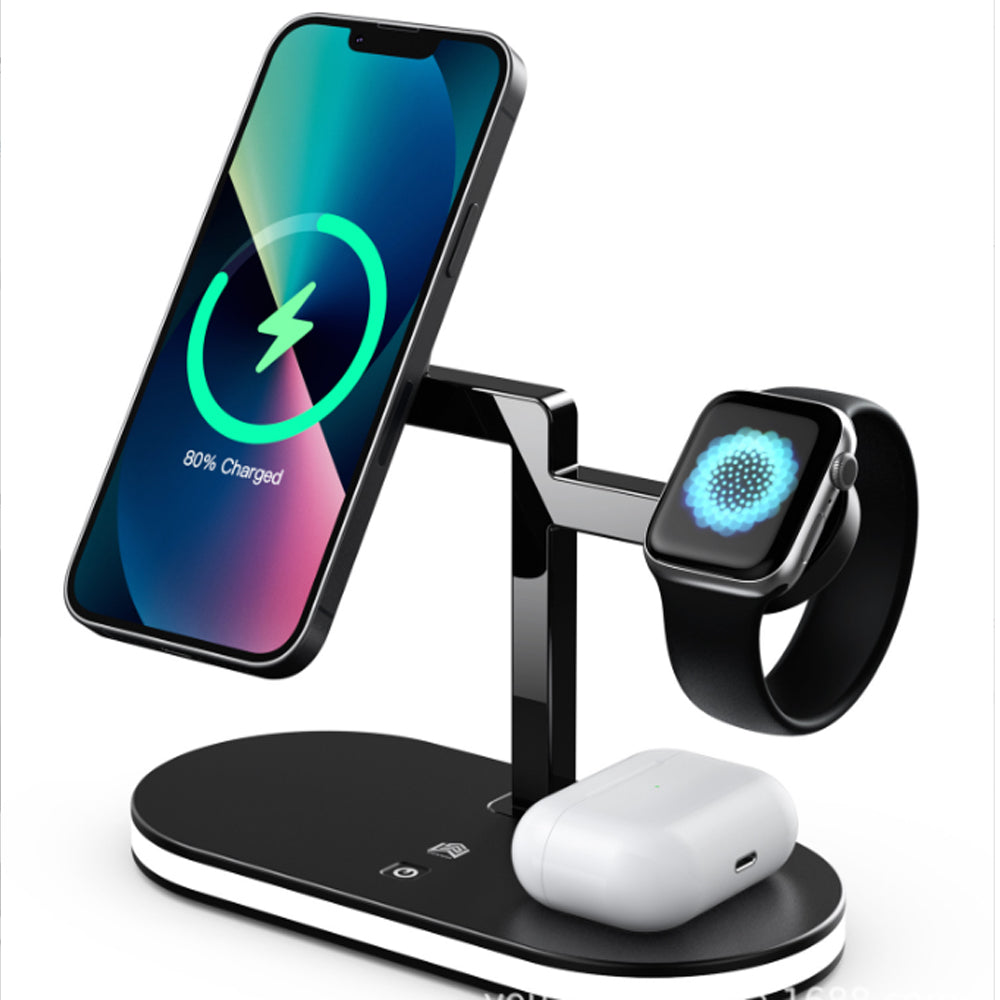 4 In 1 Aluminum Alloy Magnetic Wireless Charger Stand - 5 - CJ