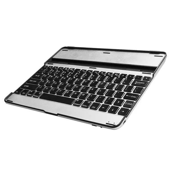 Silver And Black Aluminum Alloy Wireless Keyboard Tablet Cover - 5 - CJ