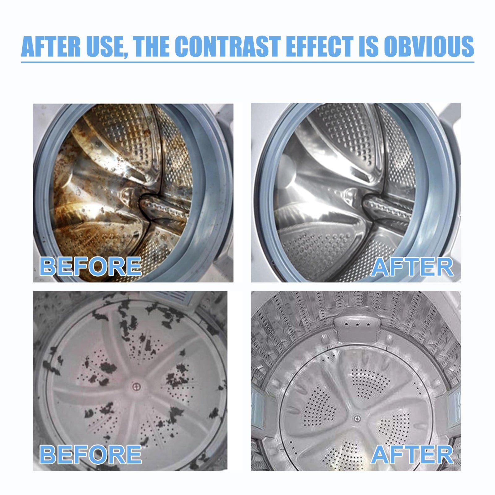 Jaysuing Washing Machine Cleaning Tablets Washing Machine Trough Automatic Roller Cleaning Dirt & Odor Cleaning Tablets - 5 - CJ
