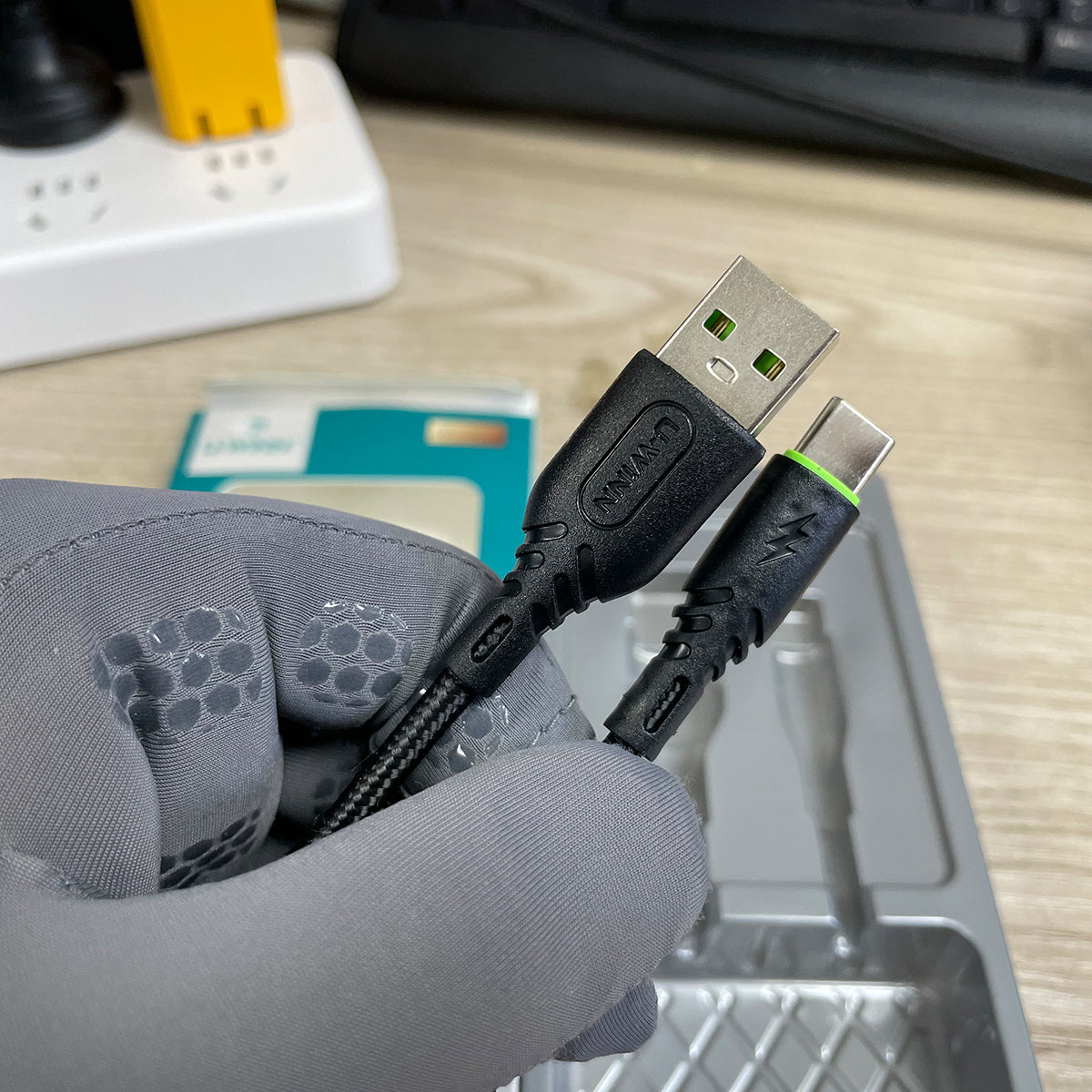 L201 USB - C Cable 2.1A 1M Black USB 3.0 UWINN - 5 - CJ