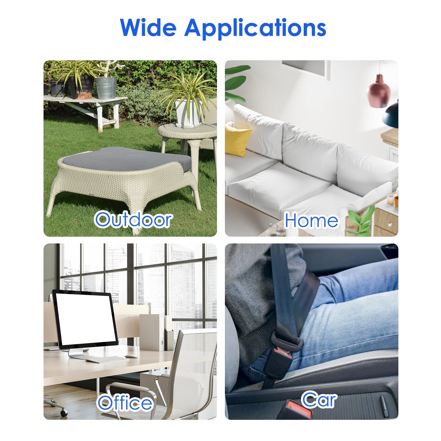 Summer Water Cooling System Seat Cushion With Fans 3 Speeds 78 Fehrenheit Constant Temperature USB Plug Portable Auto On - Off Ventilated Seat Cushion For Home Office Car - 5.0 - CJ