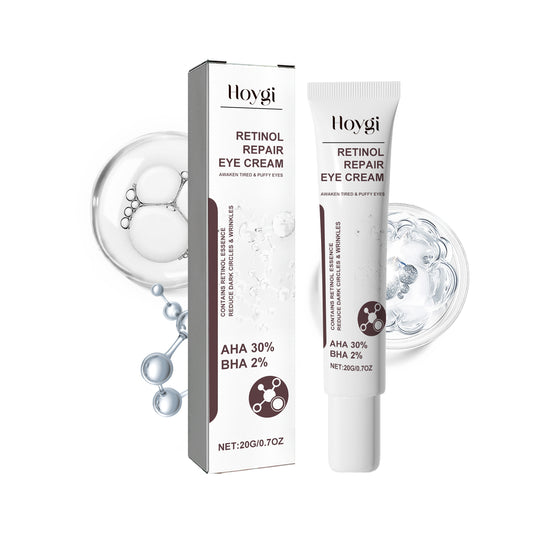 Hoygi Retinol Repair Eye Cream, Reduce Wrinkles Fine Lines Bags Dark Circles Brightening Skin Anti - Wrinkle Repair Eye Cream - 5 - CJ