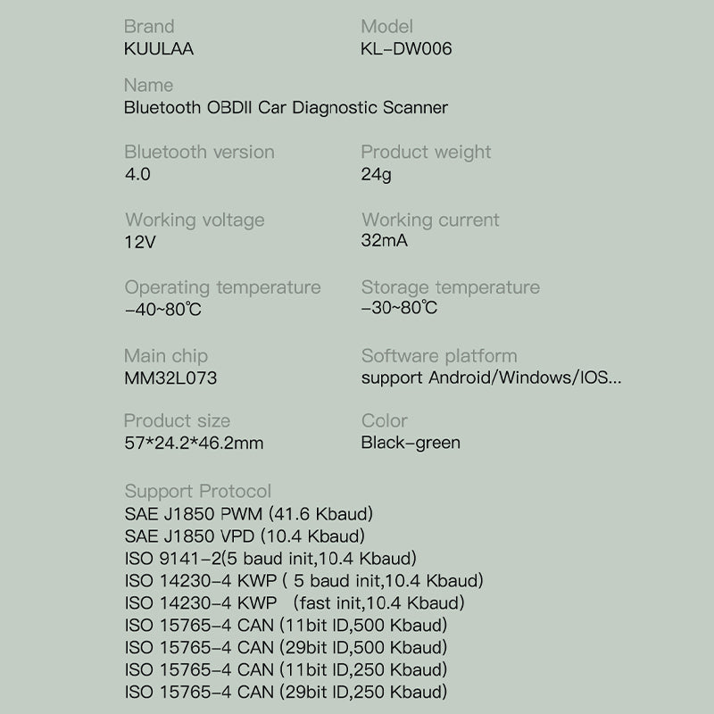 Bluetooth OBD Auto Fault Detector - 0 - CJ