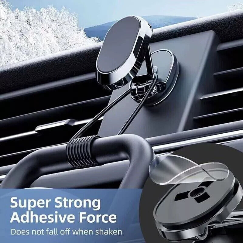 Magnetic Phone Holder For Car, Dashboard Car Phone Holder Mount Magnetic Stainless Steel Car Phone Holder - Dashboard Mount, Water - resistant, Rotatable - 5 - CJ