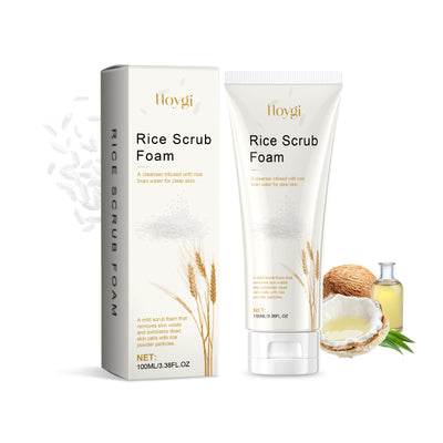 Hoygi Rice Cleanser Gently Cleanses, Hydrates, Moisturizes, Controls Oil, Is Not Tight, Soothes And Repairs Skin - 5 - CJ