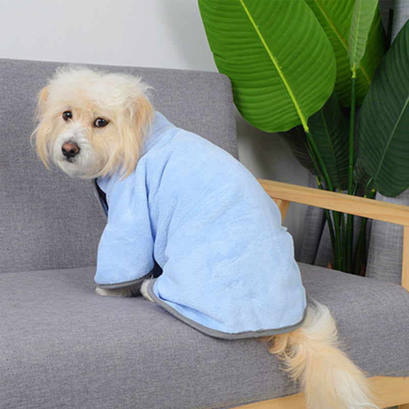 Quick - drying Pet Absorbent Towel Dog Bathrobe Pet Dog Bath Towel For Dogs Cats Microfiber Absorbent Pet Drying Towel Pet Supplies Pet Products - 0 - CJ