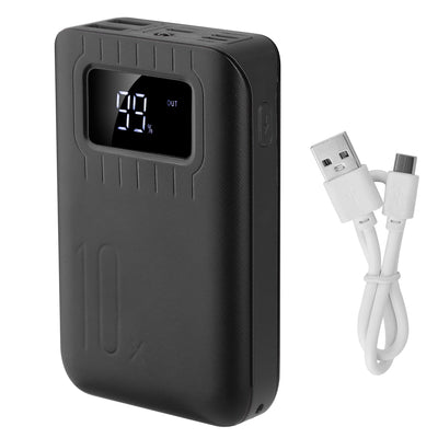 1Pc 1W MAh Portable Power Bank External Battery Pack Charger Dual USB Charge Interface With LCD Display Flashlight Type C Micro USB Lightning Input - 5 - CJ