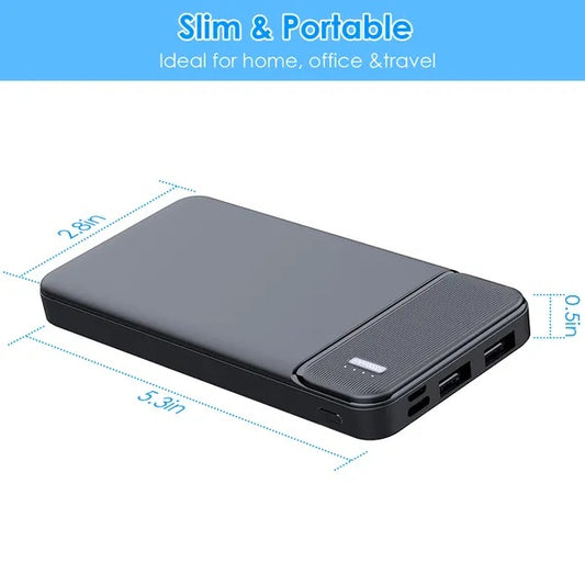 Power Bank Portable Phone Charger For Home Office Travel External - 5 - CJ