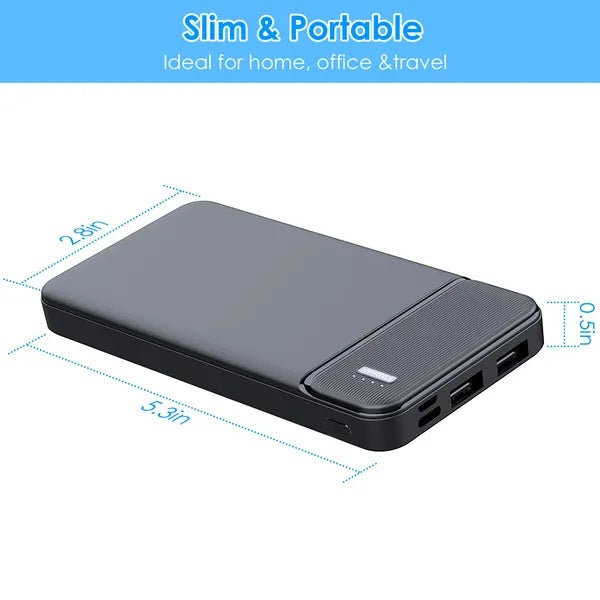 Power Bank Portable Phone Charger For Home Office Travel External - 5 - CJ