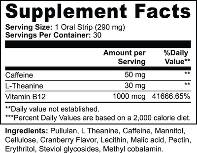 Fast Acting Energy Strips Instant Boost For Focus Stamina - 5 - CJ