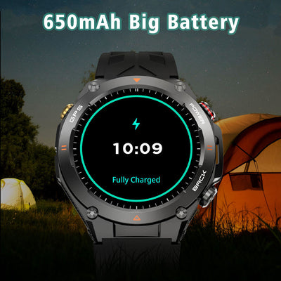 SENBONO GPS Smart Watch Men 1.45'' HD Screen Built - In GPS Altimeter Barometer Compass AI Voice Compatible With Android & IPhone - 5 - CJ